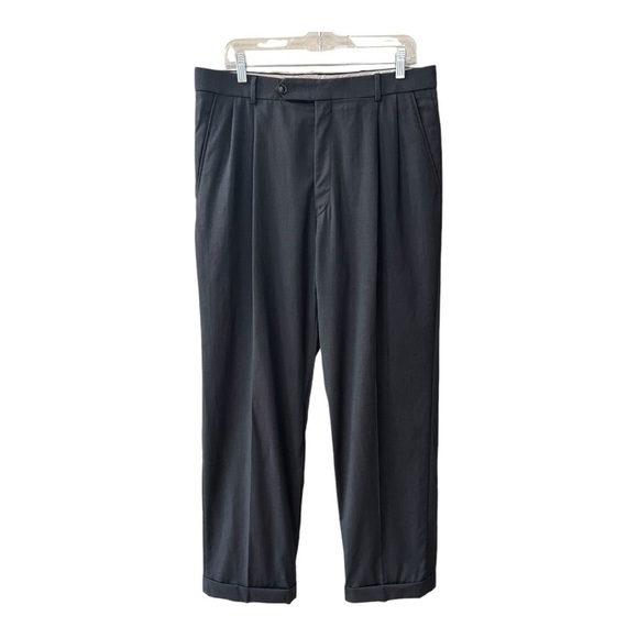Ballin Classic 100% Wool Dress Pants Size 34/37 Men - Picture 1 of 13